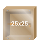 Формати упаковок 25x25